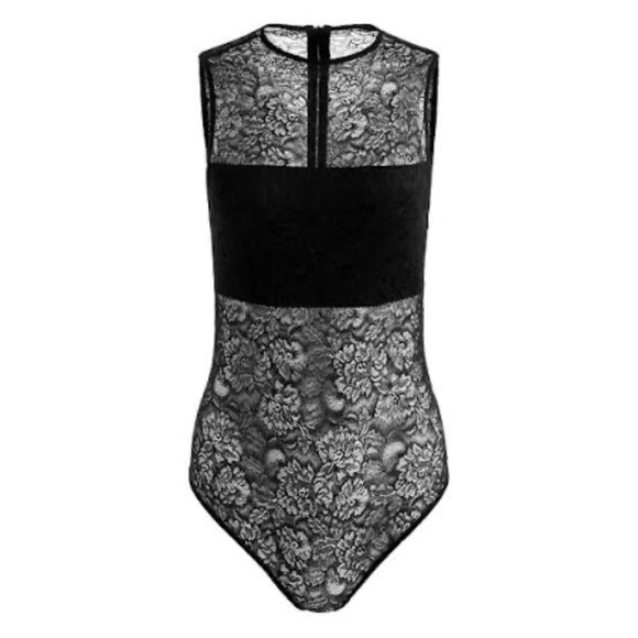 Alice + Olivia Nichol Lace Bodysuit size M NWOT - Picture 2 of 2